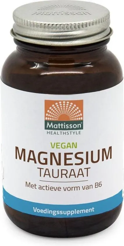 Mattisson Magnesium Tauraat Vegan 60 Vcaps