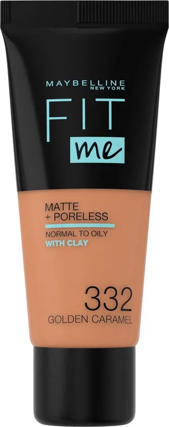 Maybelline Fit Me Matte & Poreless Foundation - 332 Golden Caramel