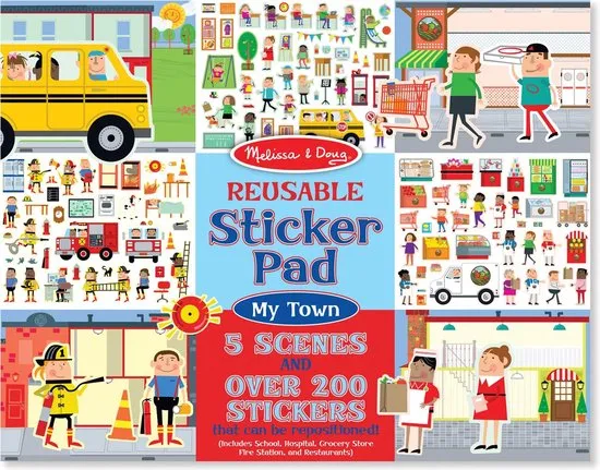 Melissa & Doug - Reusable Sticker Pad - Mijn Stad