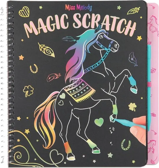 Miss Melody Magic Scratch boek