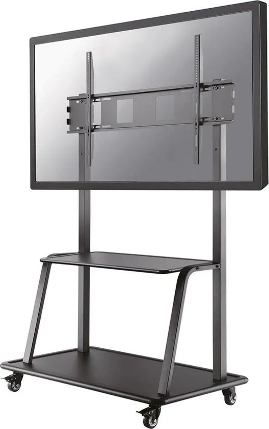 Mobile Flat Screen Floor Stand (stand+trolley) (height: 137-162 cm)