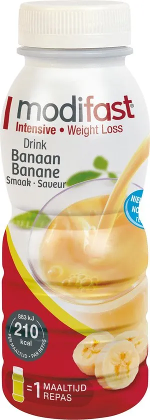 Modifast Intensive Drink Maaltijdvervanger - Banaan - 236 ml