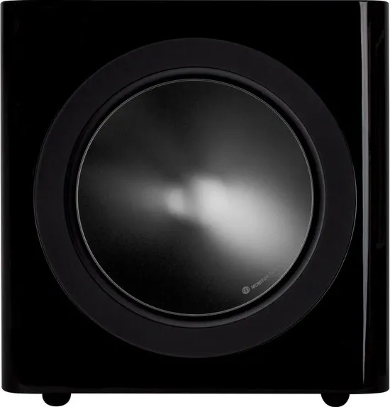 Monitor Audio Radius 390 - Krachtige Actieve Subwoofer - Hoogglans Zwart