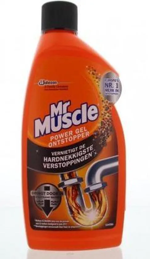 Mr. Muscle Vloeibare Ontstopper 500 ml - krachtige ontstopper gel