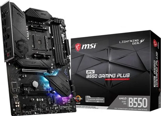 MSI MPG B550 Gaming Plus Socket AM4 ATX AMD B550