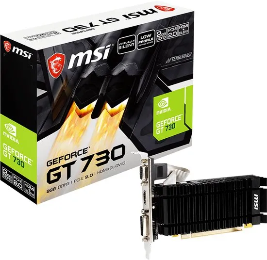 MSI N730K-2GD3HLPV1 - Videokaart - GeForce GT 730