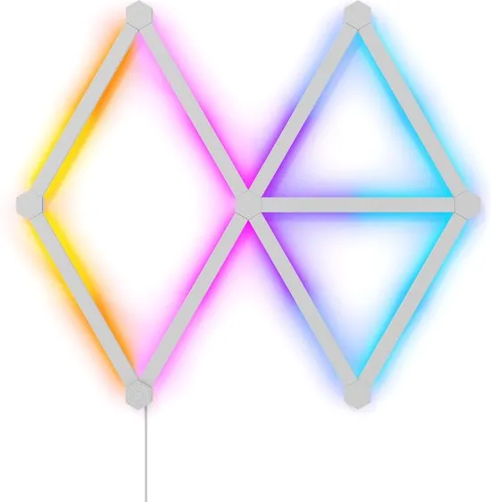 Nanoleaf Lines Starter Kit - Modulaire Backlit Smart Verlichting - 9PK - Wit