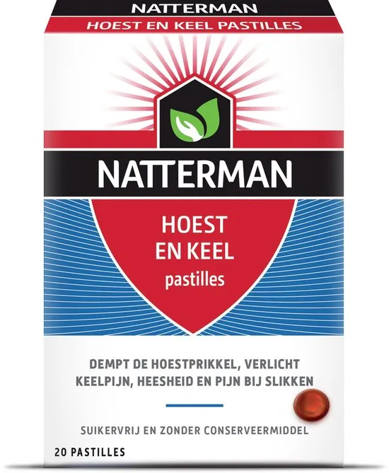 Natterman Hoest en Keel pastilles - 20 stuks