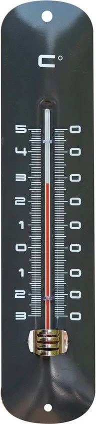 Nature Muurthermometer - Thermometer - Antraciet