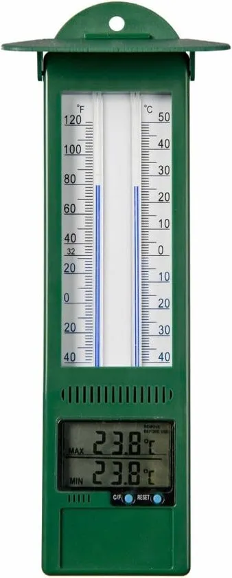 Nature Thermometer min-max digitaal 9.5x2.5x24 cm