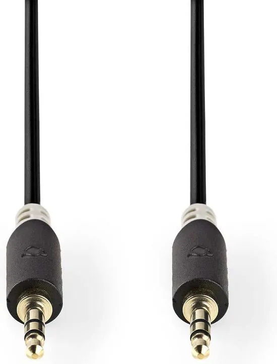Nedis 3,5mm Jack stereo audio kabel / zwart - 10 meter