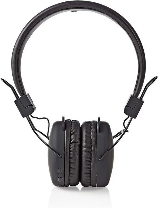 Nedis Draadloze Koptelefoon Headset| Bluetooth | On-ear | Opvouwbaar | Lichtgewicht | 40 mm Drivers | Diepe Bas | Zwart