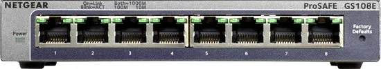 Netgear ProSAFE GS108E - Netwerk Switch - Smart managed