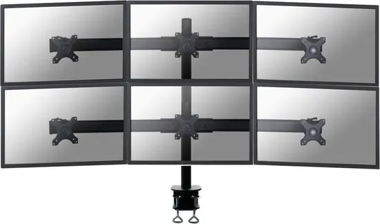 NewStar FPMA-D700D6 - Arm geschikt voor 6 monitoren t/m 27" - zwart