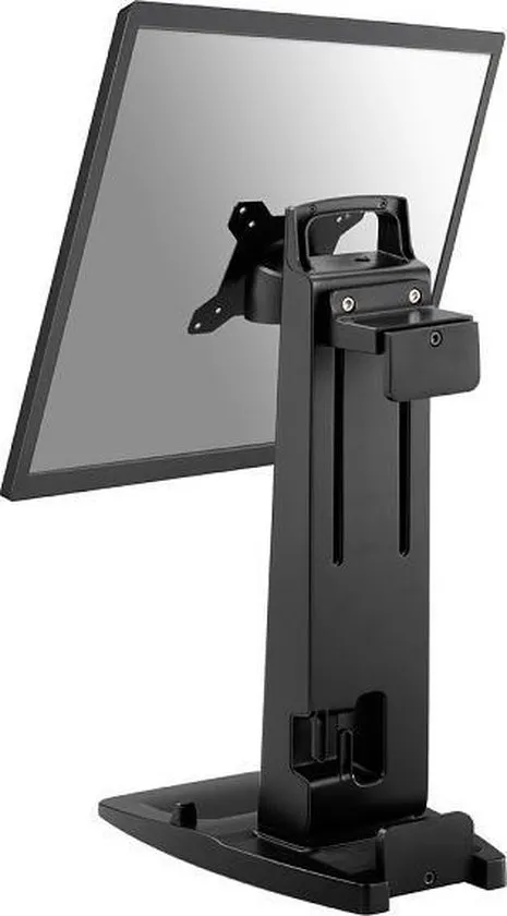NewStar FPMA-D880BLACK - monitorstand inclusief thinclient houder - geschikt voor monitoren t/m 30 inch - zwart