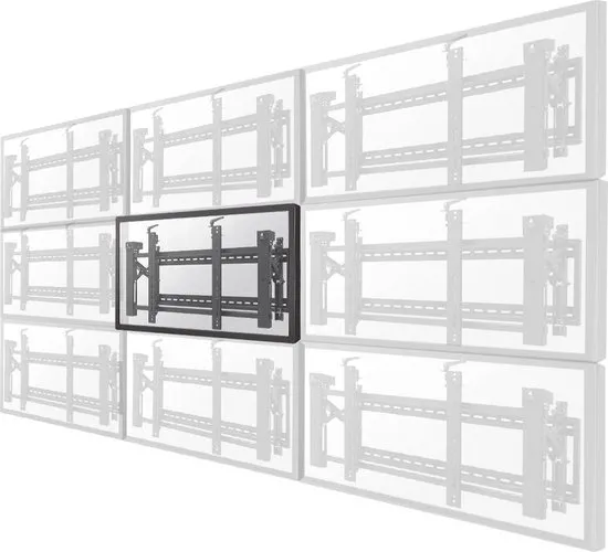 NewStar LED-VW2000BLACK - videowalloplossing -  geschikt voor schermen van 32 t/m 75" - zwart