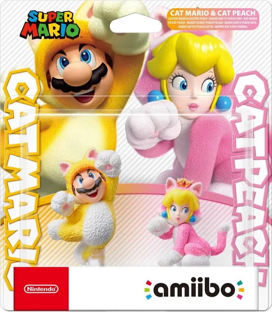 Nintendo amiibo - Cat Mario & Cat Peach