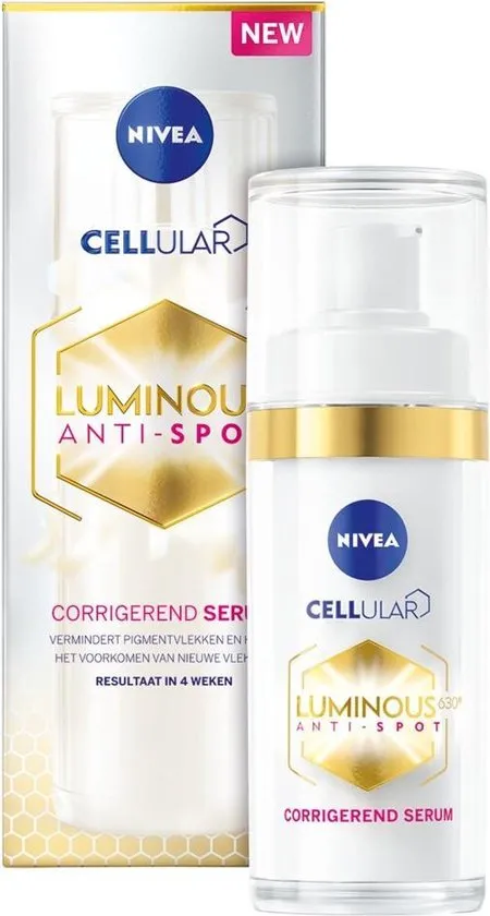 NIVEA Cellular Luminous Anti-Pigment Vermindert Pigmentvlekken Serum SPF50 - 30ml