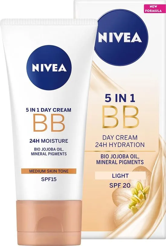 NIVEA Essentials BB Cream Medium SPF 10 - 50 ml - Dagcrème