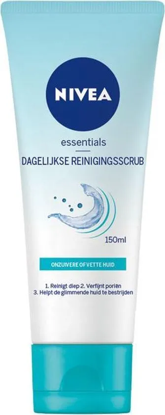 NIVEA Essentials Dagelijkse Reiniging - 150 ml - Reinigingsscrub
