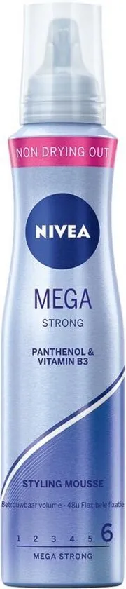 NIVEA Mega Strong styling Gel - 150 ml - Haarmousse