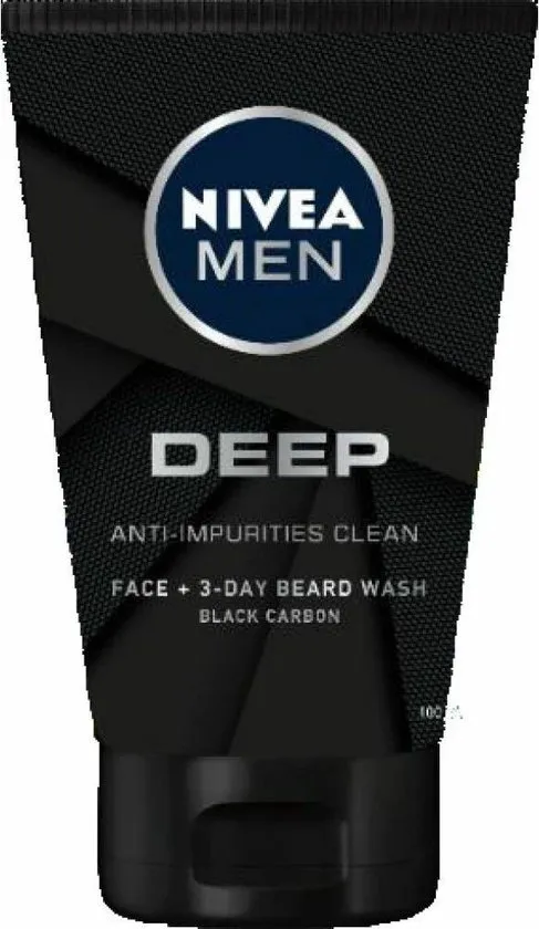 NIVEA MEN Deep Black - 100ml - Face Wash