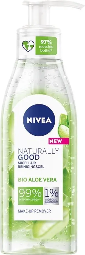 NIVEA Naturally Good Micellair Washgel met biologische aloë vera -  140ml