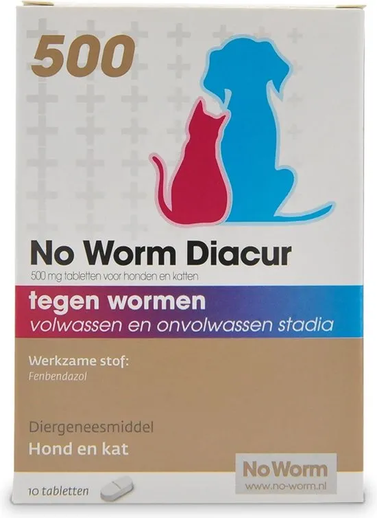 No worm diacur 500 mg 10 tbl