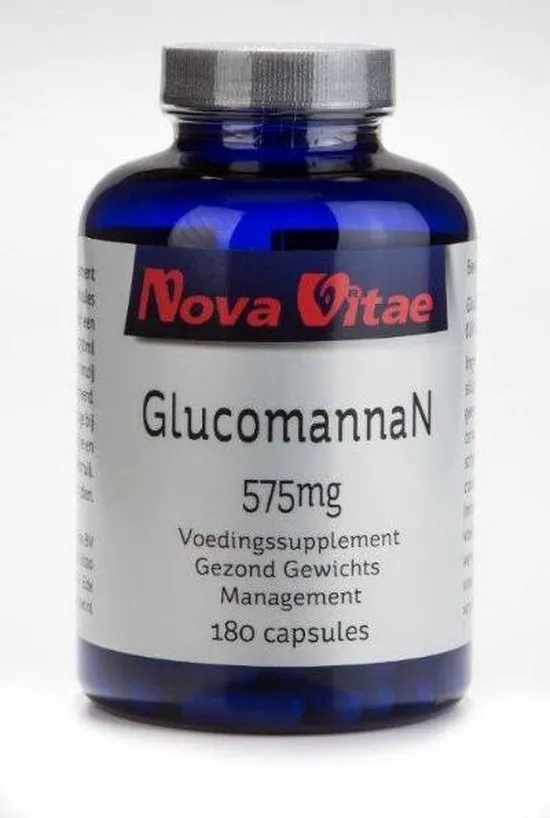 Nova Vitae GlucomannaN (Konjac) 180 capsules - Voedingssupplement