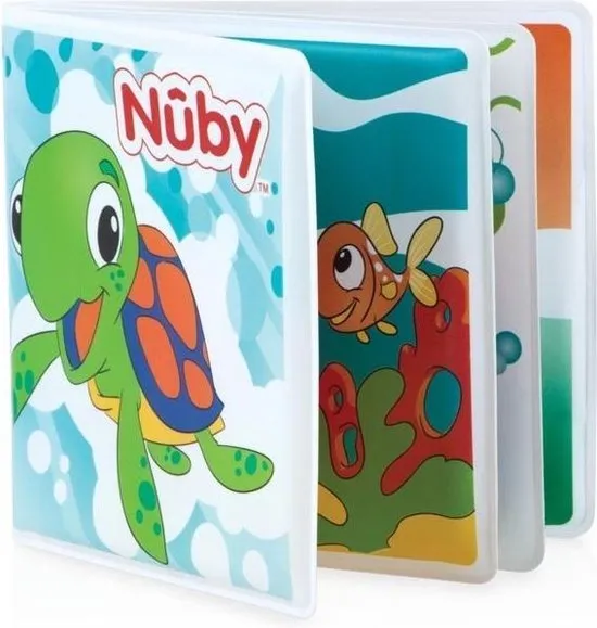 Nûby - Badspeelgoed - Kleurrijk Badboekje - Met Piep - 6m+