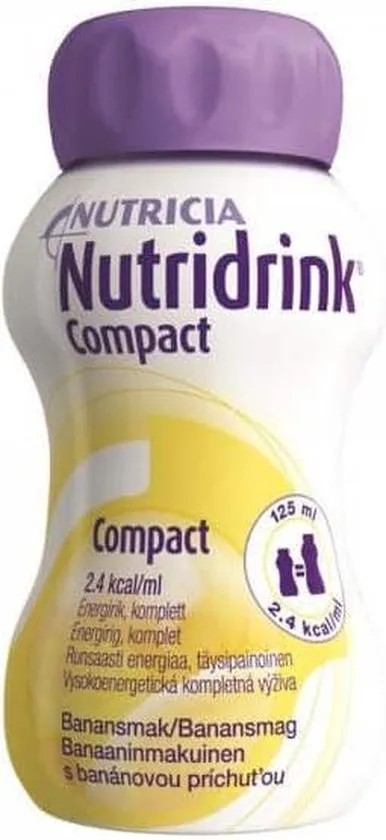 Nutridrink Compact banaan - 4 x125 ml