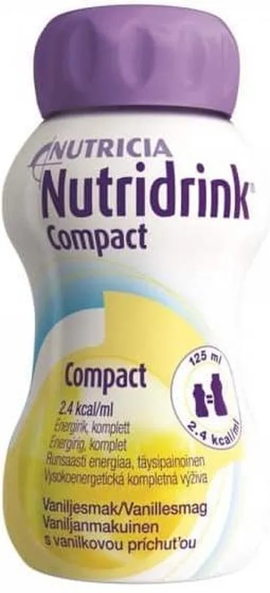 Nutridrink Compact Vanille - 4 x 125 ml