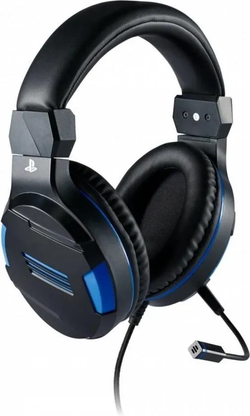 Official Licensed Playstation 4 Stereo Gaming Headset - PS4 - Zwart/Blauw