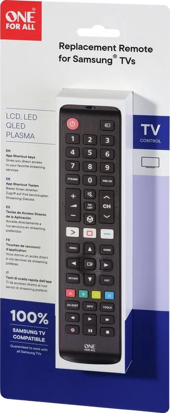 One For All URC4910 Samsung Replacement Remote