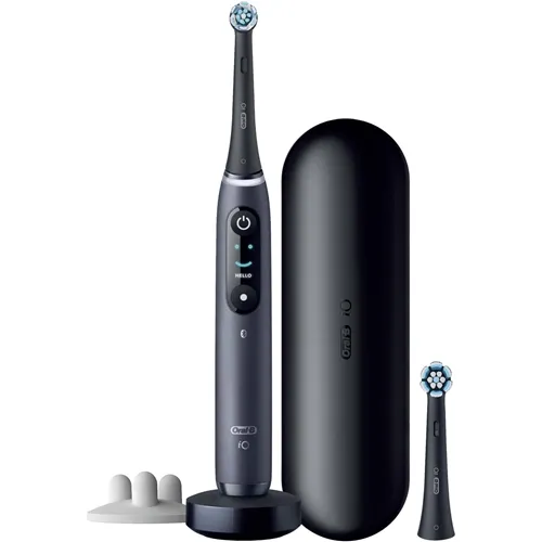 Oral-B elektrische tandenborstel iO Serie 8s zwart+ extra refill