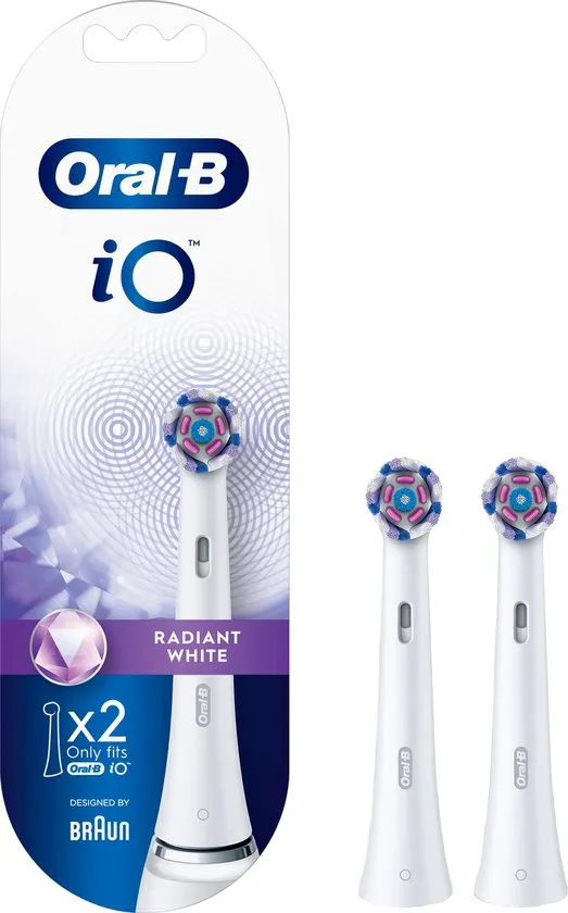 Oral-B iO Radiant White 2 stuk(s) Wit
