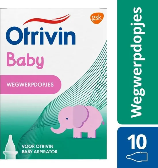 Otrivin - Baby Aspirator Wegwerp neusdopjes - 10 stuks - Navulverpakking