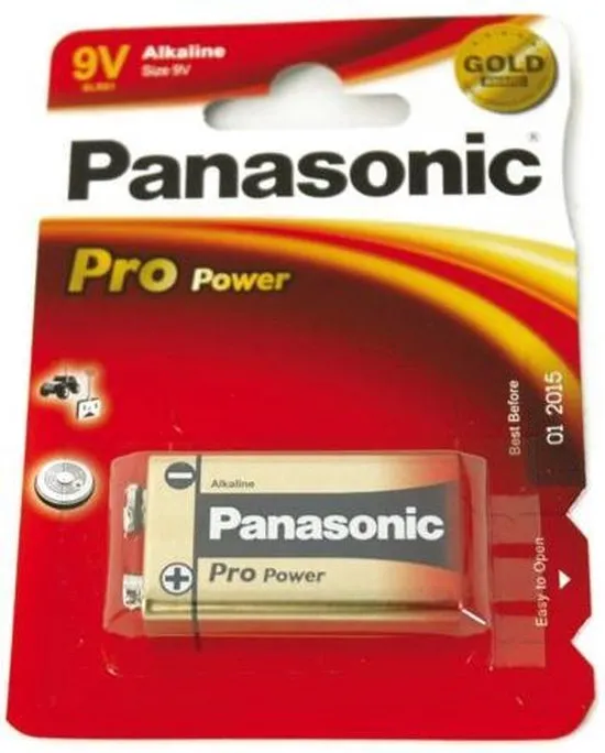 Panasonic 9V Pro Power 6LR - 1 stuk