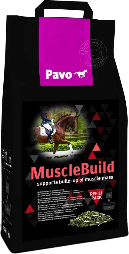 Pavo Musclebuild Refill - Voedingssupplement - 3 kg