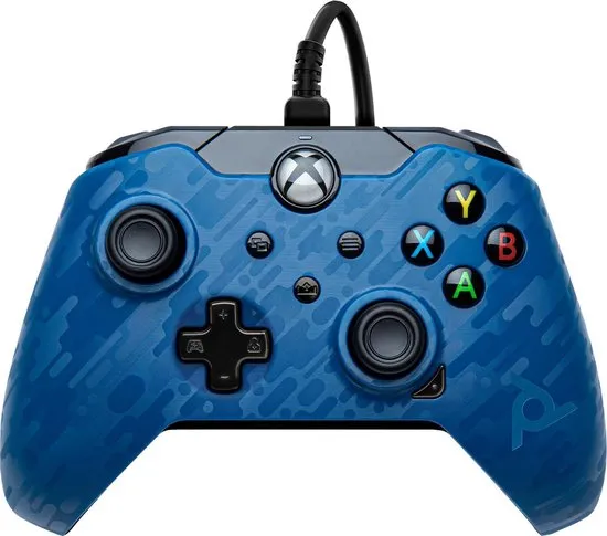 PDP Gaming Xbox Controller - Official Licensed - Xbox Series X/S/Xbox One/Windows - Blauw Camo