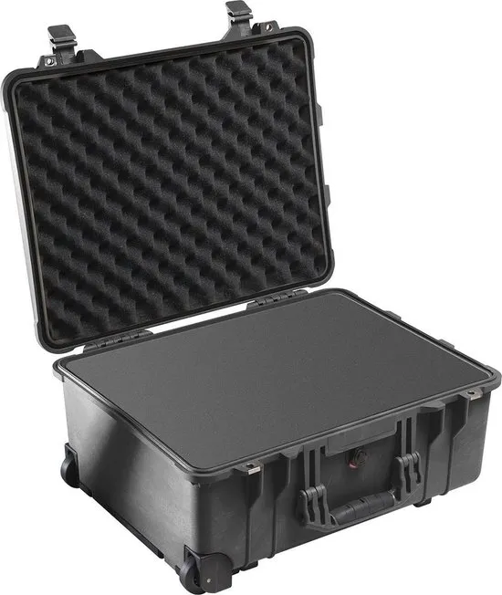 Peli 1560 Waterdichte Flightcase Camerakoffer zwart Zonder Interieur
