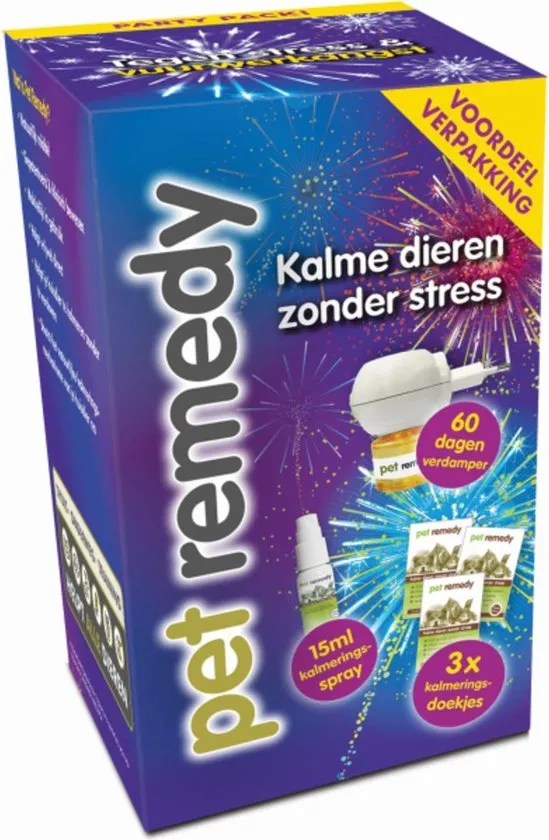 Pet Remedy Party Pack Vuurwerkangst - Antistressmiddel - 15 ml
