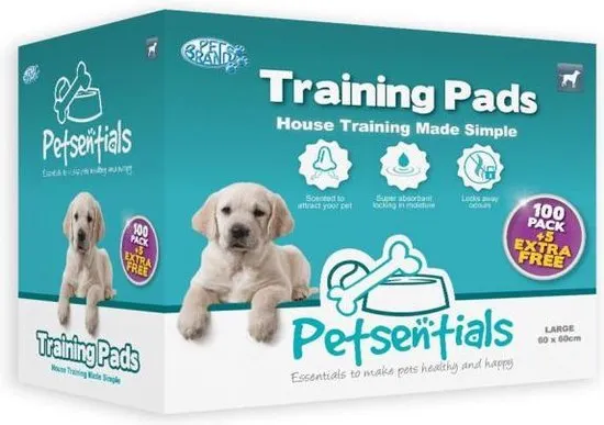 Petsentials Puppy Training Pads - Zindelijkheidstraining - 105 st - L - 58 x 58 cm