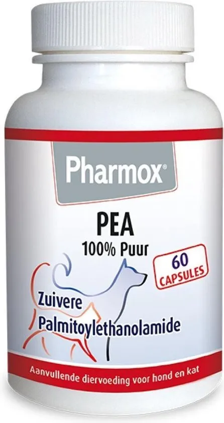 Pharmox Hond & Kat PEA 100% Puur 60 capsules