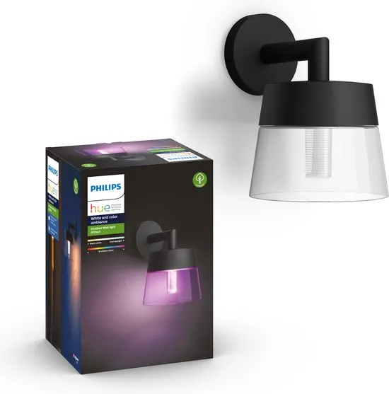 Philips Hue Attract Outdoor wandlamp - White and Color Ambiance - Buiten