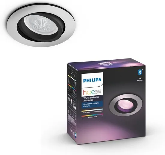 Philips Hue Centura Inbouwspot - White and Color Ambiance - 1 lichtpunt - Bluetooth