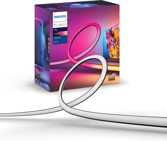 Philips Hue Play Gradient Lightstrip - White and Color Ambiance - ledstrip - 65 inch