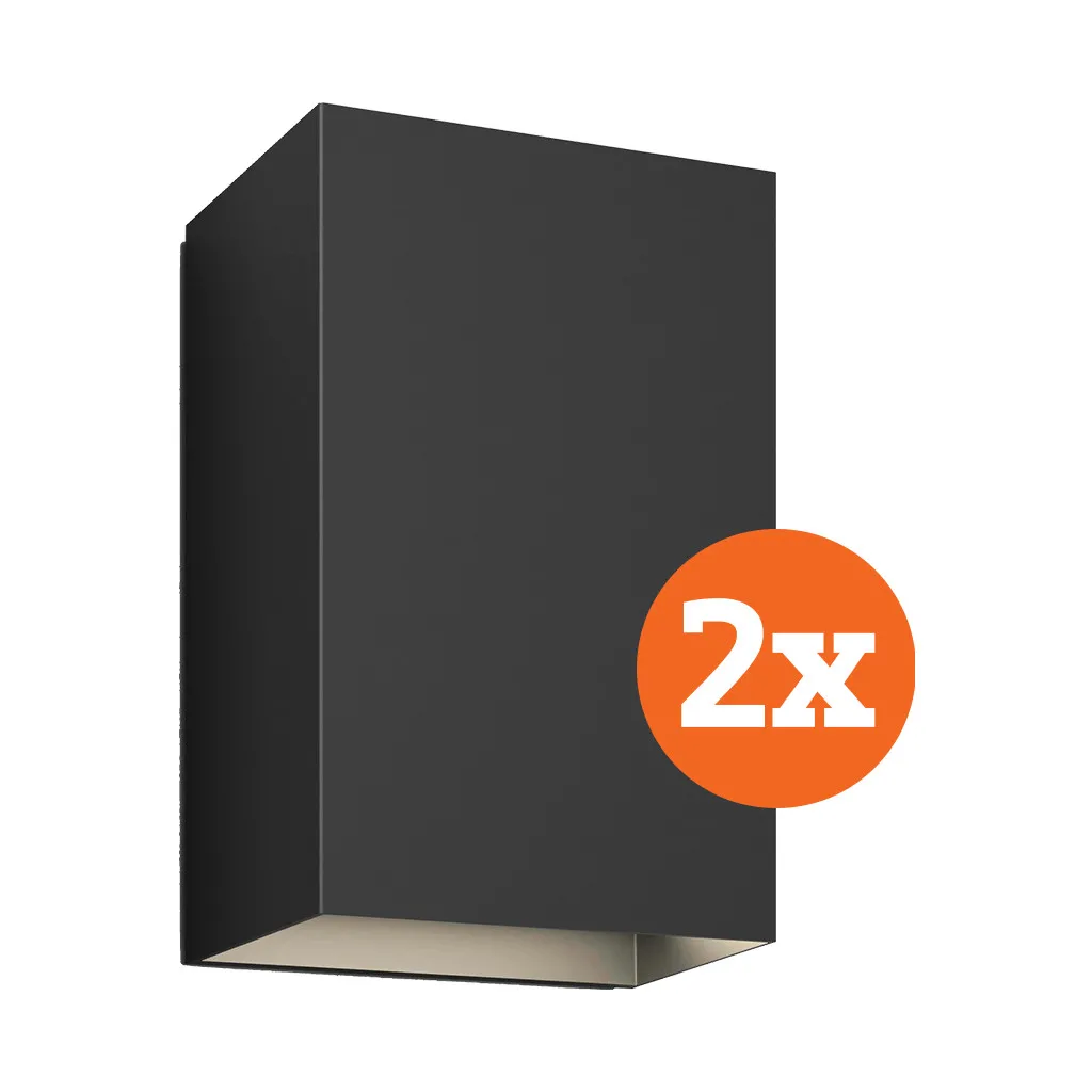 Philips Hue Resonate muurlamp White & Color zwart Duo Pack