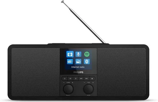 Philips TAR8805/10 - Zwart - Digitale internet radio