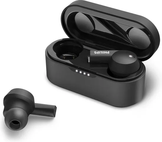 Philips TAT5505BK/00 hoofdtelefoon/headset Hoofdtelefoons In-ear Zwart Bluetooth USB Type-C